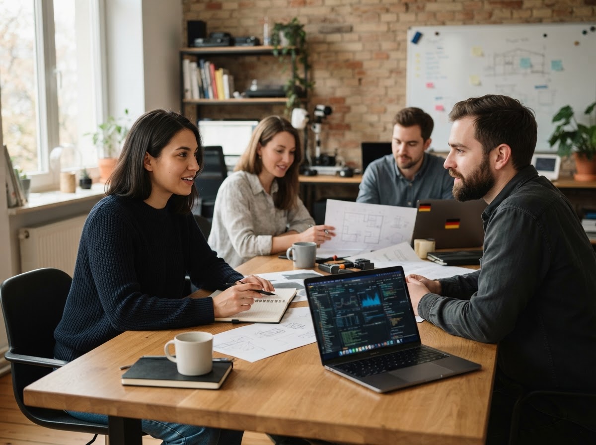 Diadema Valorio team workspace reviewing quantitative investment models